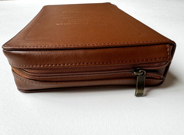 English-Russian Parallel Bible (NASB ) / Англо-Русская Параллельная Библия (Zipper-Brown), luxury leather, кожа высокого качества