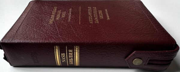 English-Russian Parallel Bible (NASB ) / Англо-Русская Параллельная Библия  Z-Burgundy